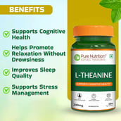 4 - Pure Nutrition L-Theanine,  60 veggie capsule(s) 
