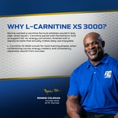 1 - Ronnie Coleman L-Carnitine XS 3000 mg Liquid, 465 ml Sour Apple
