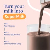 7 - Supermilk Gritzo Growth for Boy 13+ years, 400 g Double Chocolate
