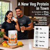 5 - HealthyHey Nutrition Fermented Yeast Protein,  1.1 lb  Mango 