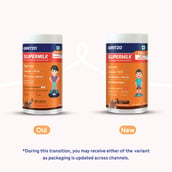 2 - Supermilk Gritzo Weight+ for Boy 7-12 Yrs Personalized Protein & Nutrition Drink Mix, 400 g Double Chocolate
