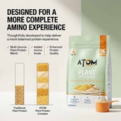 8 - AS-IT-IS Nutrition ATOM Plant Protein Complex, 2.2 lb Choco Hazel Fusion