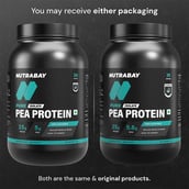 2 - Nutrabay Pure Pea Protein Isolate,  2.2 lb  Unflavoured 