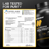 5 - Nutrabay Gold Pea Protein,  2.2 lb  French Vanilla 