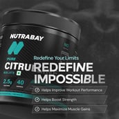 4 - Nutrabay Pure Citrulline Malate Amino Acid, 0.22 lb Unflavoured
