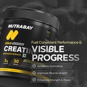 4 - Nutrabay Gold Micronised Creatine Monohydrate, Pineapple Ice Tea 0.26 lb