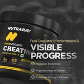 4 - Nutrabay Gold Micronised Creatine Monohydrate, Lemon 0.55 lb