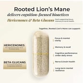 15 - Rooted Active Naturals Lion's Mane Organic Mushroom Extract, 60 veggie capsule(s)