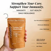 3 - Rooted Active Naturals Turkey Tail Organic Mushroom Extract, 60 g