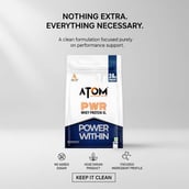 6 - AS-IT-IS Nutrition ATOM PWR Whey Protein XL,  2.2 lb  Double Rich Chocolate 