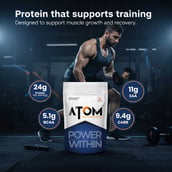 7 - AS-IT-IS Nutrition ATOM PWR Whey Protein XL,  4.4 lb  Double Rich Chocolate 