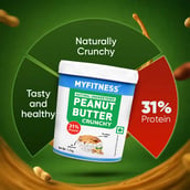 8 - Myfitness by brnd.me Natural Peanut Butter,  1.25 kg  Crunchy 
