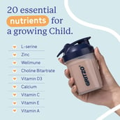 11 - Supermilk Gritzo Overall Growth for Boy/Girl 2-6 Yrs Protein & Nutrition Drink Mix (Old MRP), 400 g Double Chocolate