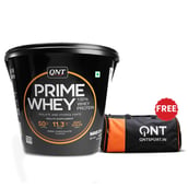 QNT Prime Whey & Gym Bag Black, 8.8 lb Irish Chocolate