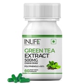 1 - INLIFE Green Tea Extract (500mg), 60 veggie capsule(s) Unflavoured