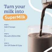 15 - Supermilk Gritzo Growth for Boy/Girl 2-6 years, 400 g Chocolate with Spread