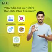 10 - INLIFE Calcium Zinc Magnesium Vitamin D+K2, 120 tablet(s) Unflavoured