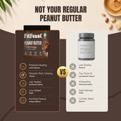 8 - FitFeast Peanut Butter, 380 g Cookie Fudge