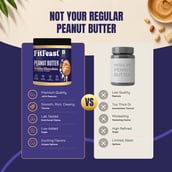 8 - FitFeast Peanut Butter, 380 g White Chocolate
