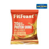 3 - FitFeast Protein Shaker, 7 sachets/pack Malai Kulfi