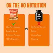 8 - FitFeast Protein Shaker, 7 sachets/pack Malai Kulfi