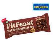 9 - FitFeast Protein Dessert Bar, 6 bar(s) Nutty Brownie