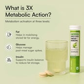 6 - HealthKart HK Vitals 3x Metabolic ACV + Berberine Effervescent, 30 tablet(s) Green Apple (Pack of 2)