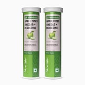 2 - HealthKart HK Vitals 3x Metabolic ACV + Berberine Effervescent, 30 tablet(s) Green Apple (Pack of 2)