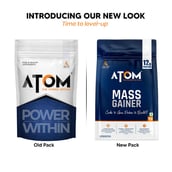 2 - AS-IT-IS Nutrition ATOM PWR Mass Gainer,  2.2 lb  Double Rich Chocolate 