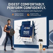 7 - AS-IT-IS Nutrition ATOM PWR Mass Gainer,  2.2 lb  Mango Fusion 