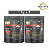 1 - MuscleBlaze Biozyme Whey PR,  4.4 lb  Molten Chocolate Cake (Pack of 2) 