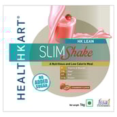 Highlight - HealthKart SlimShake No Added Sugar,  1 kg  Strawberry 