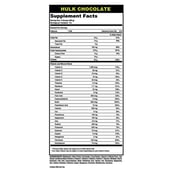 supplement - VX Nutrition Hulk Mass Gainer 1500,  12 lb  Hulk Chocolate 