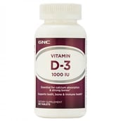 1 - GNC Vitamin D-3 (1000 IU),  180 tablet(s) 
