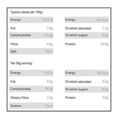 supplement - GoNutrition Pure Fine Oats, Triple Chocolate 1 kg