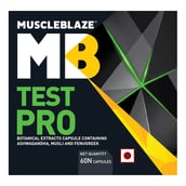 Highlight - MuscleBlaze Test Pro (Natural Testosterone Booster),  60 capsules  Unflavoured 