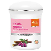 VLCC Snigdha Skin Whitening Night Cream,  50 g  Comfrey & Niacinamide 
