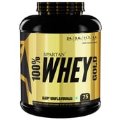 Spartan Nutrition 100% Whey Protein Gold Series, 5 lb Unflavoured