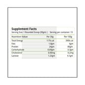 supplement - Natures Velvet NVPro 100% Whey Protein,  2.2 lb  Unflavoured 