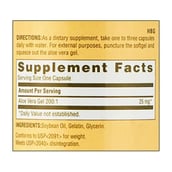 Supplement - GNC Aloe Vera,  90 softgels 