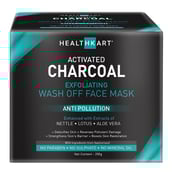 Front - HealthKart Activated Charcoal Wash Off Face Mask,  200 g  for All Skin Types 