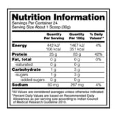 Supplement - ON (Optimum Nutrition) Gold Standard 100% Isolate, 1.6 lb Rich Vanilla