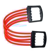 2 - Strauss Adjustable Rubber Chest Expander,  Red  Free Size 