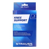1 - Strauss Dual Strap Knee Support,  Black  Free Size 