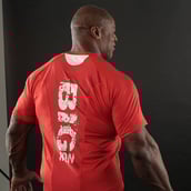 3 - Rocclo T Shirt-5062,  Blood Red  XXL 