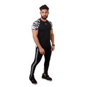 1 - Aesthetic Bodies Men's Supersets Edition, Black/Camo XS