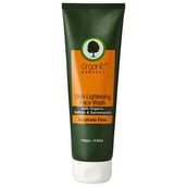 Organic Harvest Skin Lightening Face Wash (Sulphate Free), 100 g for All Skin Types