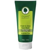 Organic Harvest Fresh and Glow Face Wash (Sulphate Free),  100 g  for All Skin Types 