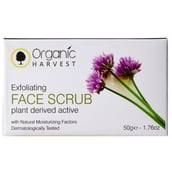 1 - Organic Harvest Exfoliating Face Scrub,  50 g  for All Skin Types 