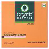 1 - Organic Harvest Radiance Face Elixir Cream, 50 g for All Skin Types